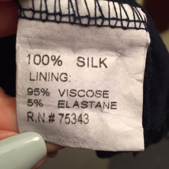 Ambra Made in Italy Embellished 💯 Silk Top - Picture 4 of 7